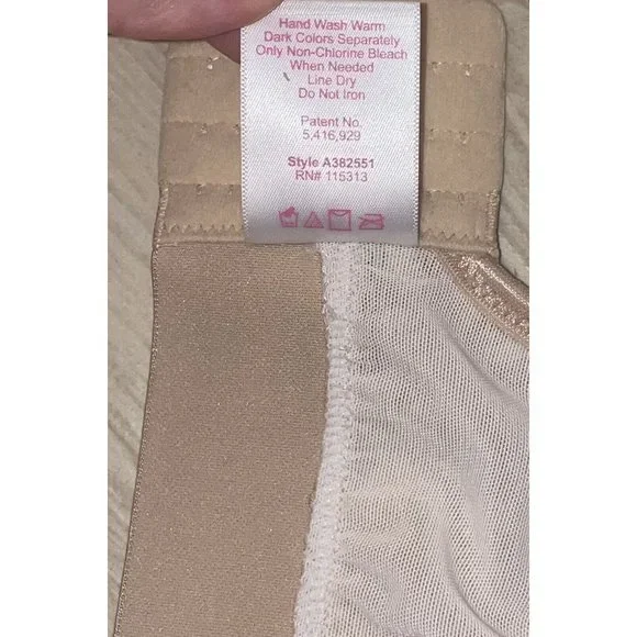 Breezies A382551 Lace Overlay Bralette Lined Wire Free Womens S Small Beige - Picture 7 of 7